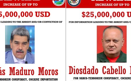 Recompensa de $25 Millones por Líderes Venezolanos: Un Mensaje Claro de Estados Unidos