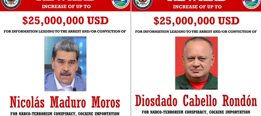 Recompensa de $25 Millones por Líderes Venezolanos: Un Mensaje Claro de Estados Unidos