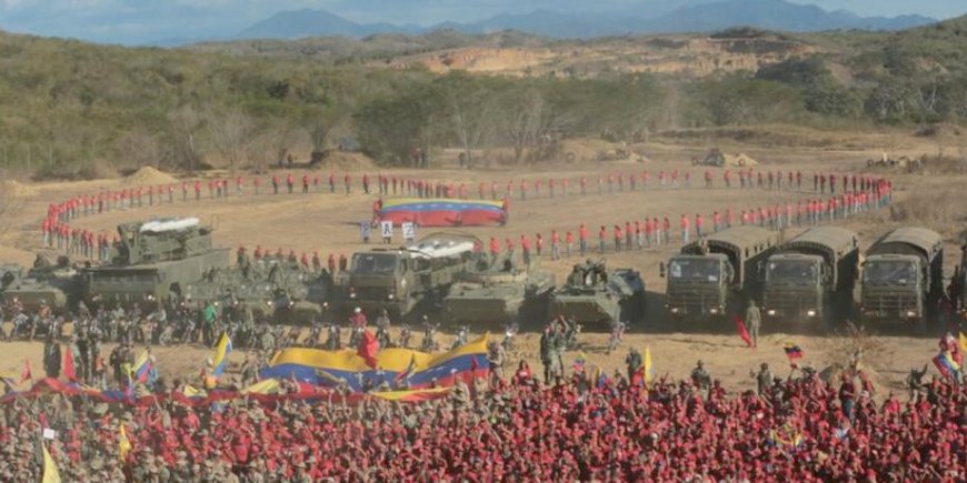 Ejercicios Militares de Venezuela en la Frontera con Colombia