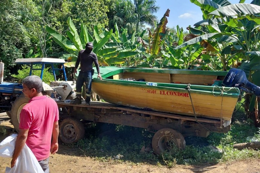 Eldrin Imitola, el hombre que no se bajó de la lancha