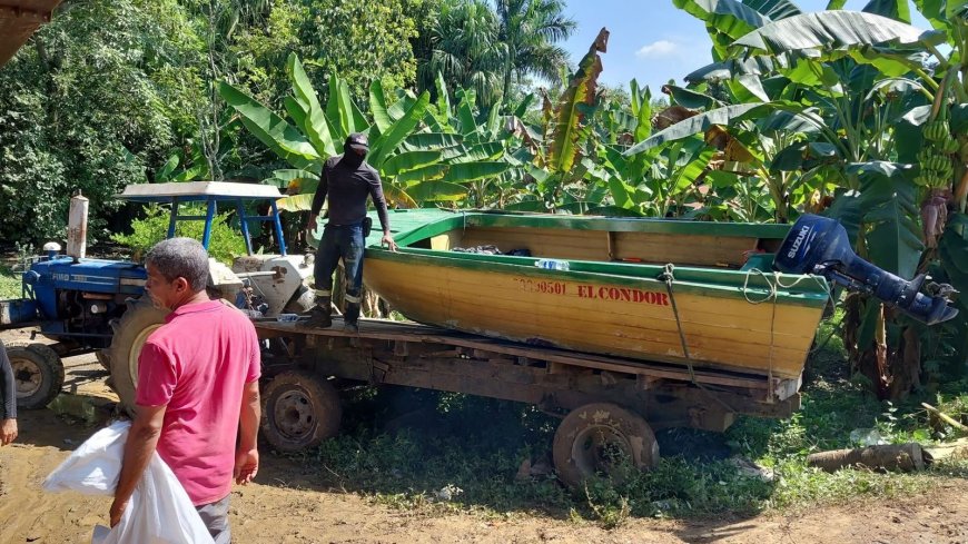 Eldrin Imitola, el hombre que no se bajó de la lancha